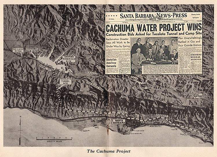 Cachuma Map and Article 1949