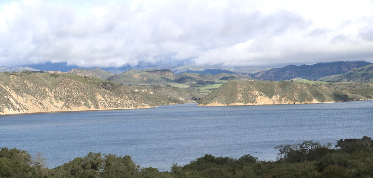 Lake Cachuma after January 2023 Rains