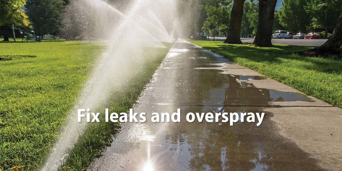 Fix leaks and overspray